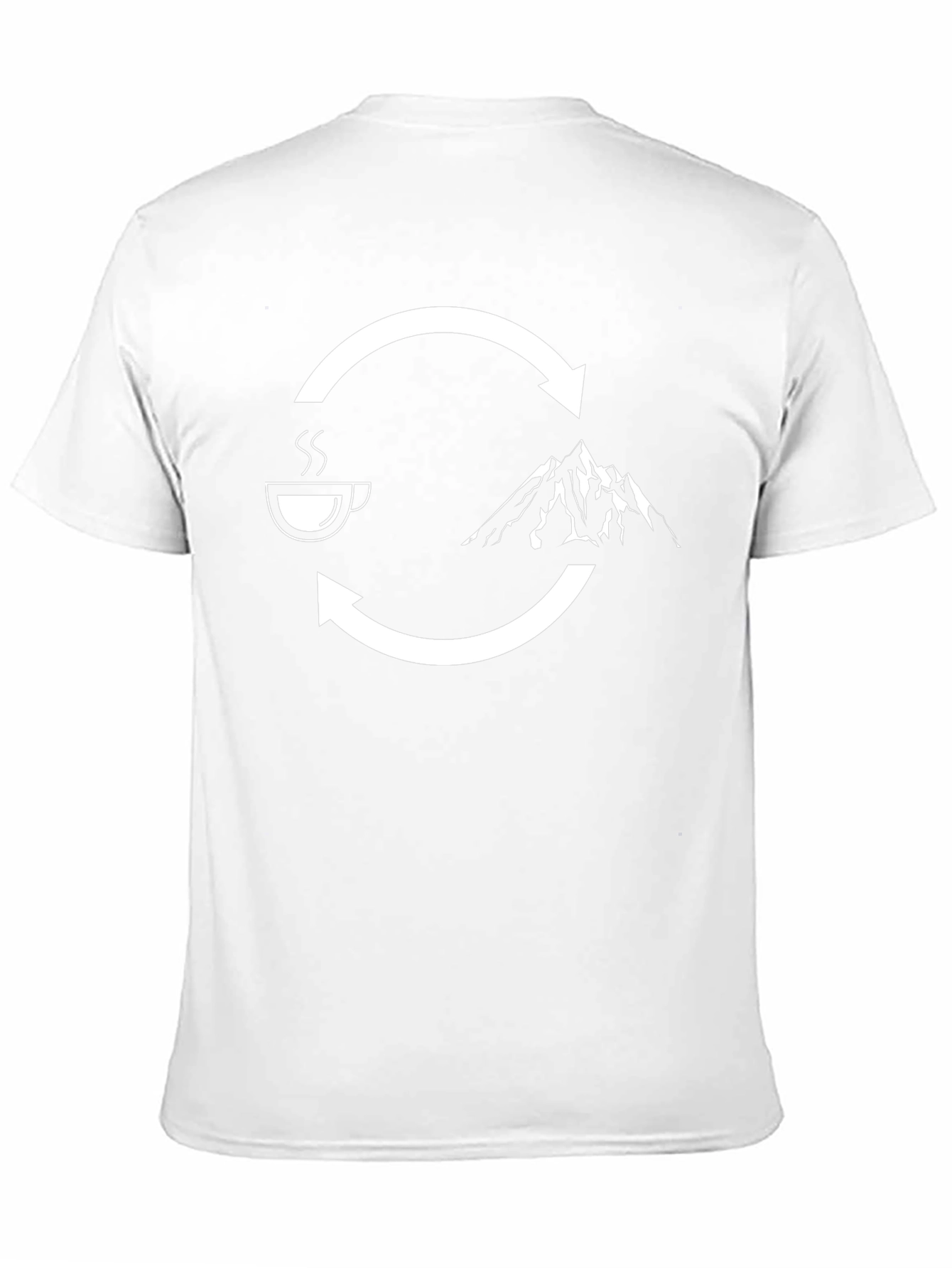 Coffee to Mountains Cycle T-Shirt - Adventure Ready!
