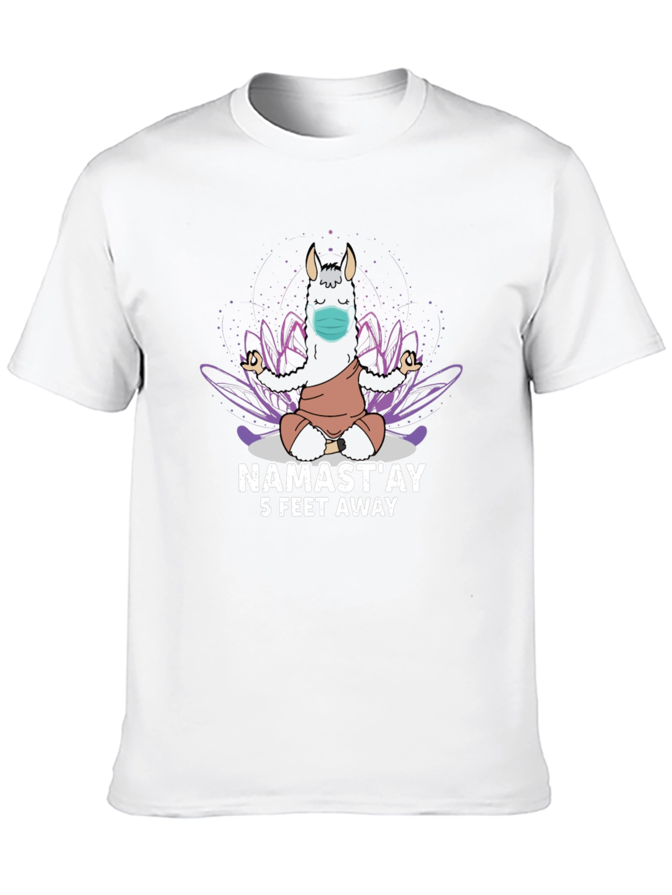 Namastay 5 Feet Away Graphic T-Shirt