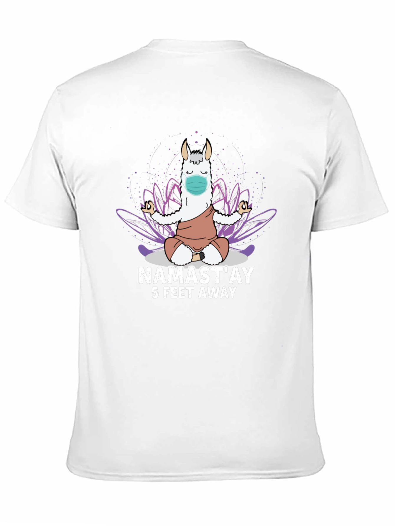 Namastay 5 Feet Away Graphic T-Shirt