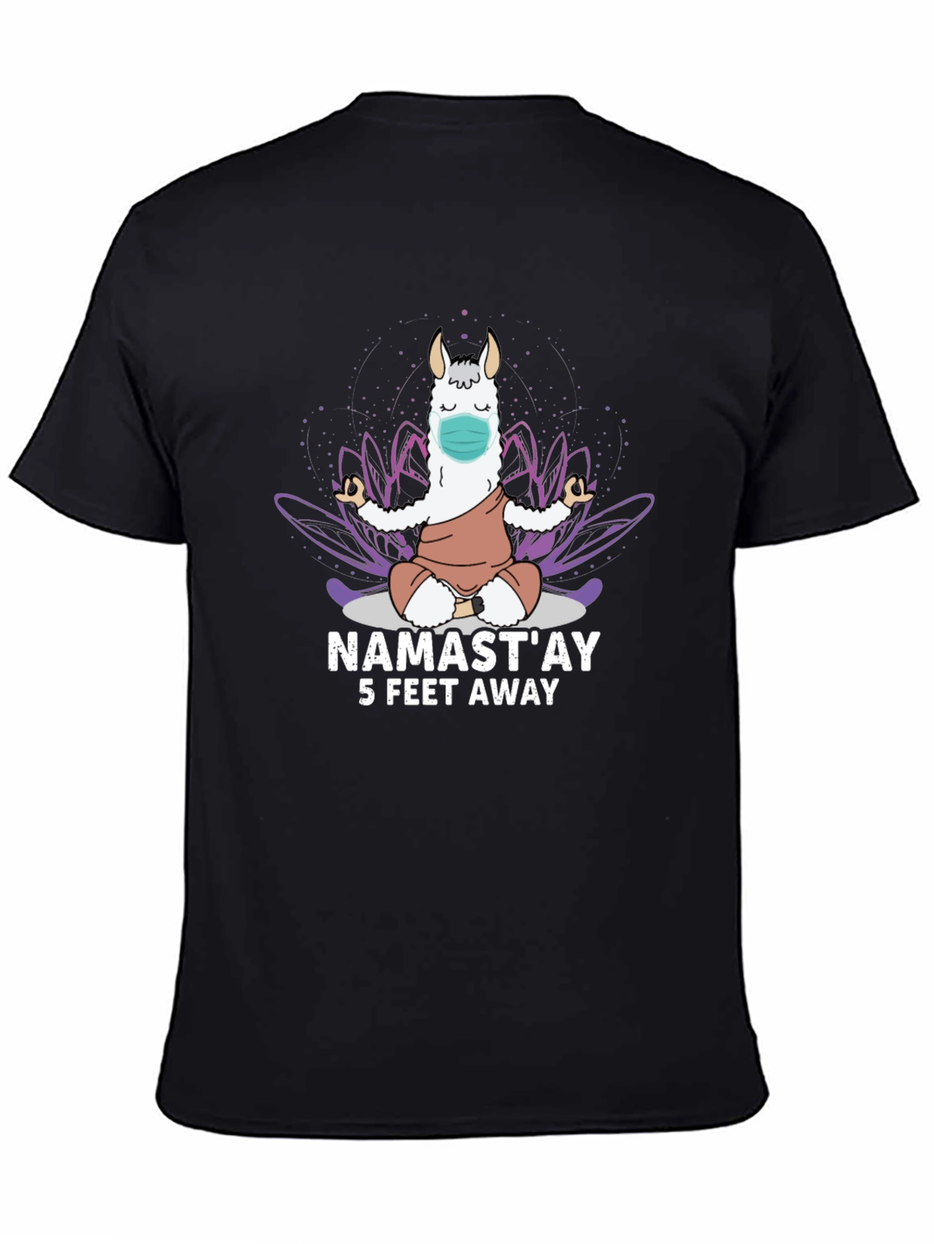 Namastay 5 Feet Away Graphic T-Shirt