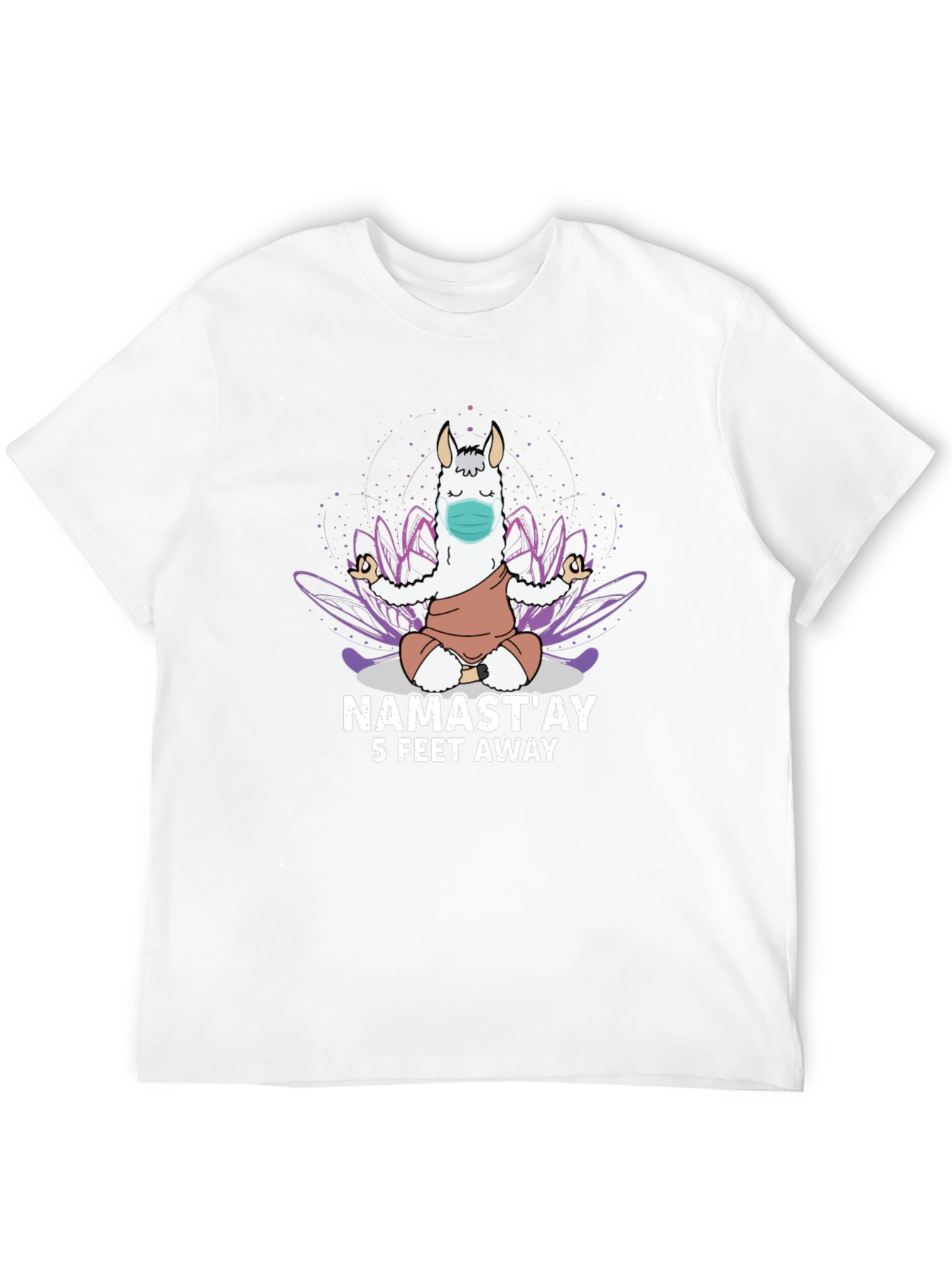 Namastay 5 Feet Away Graphic T-Shirt