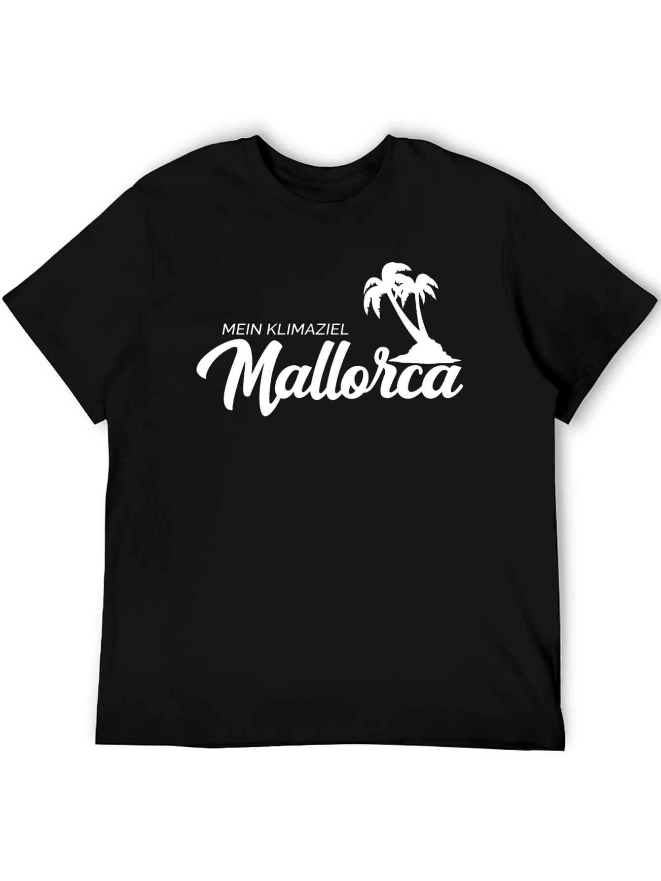 Mein Klimaziel Mallorca Black T-Shirt