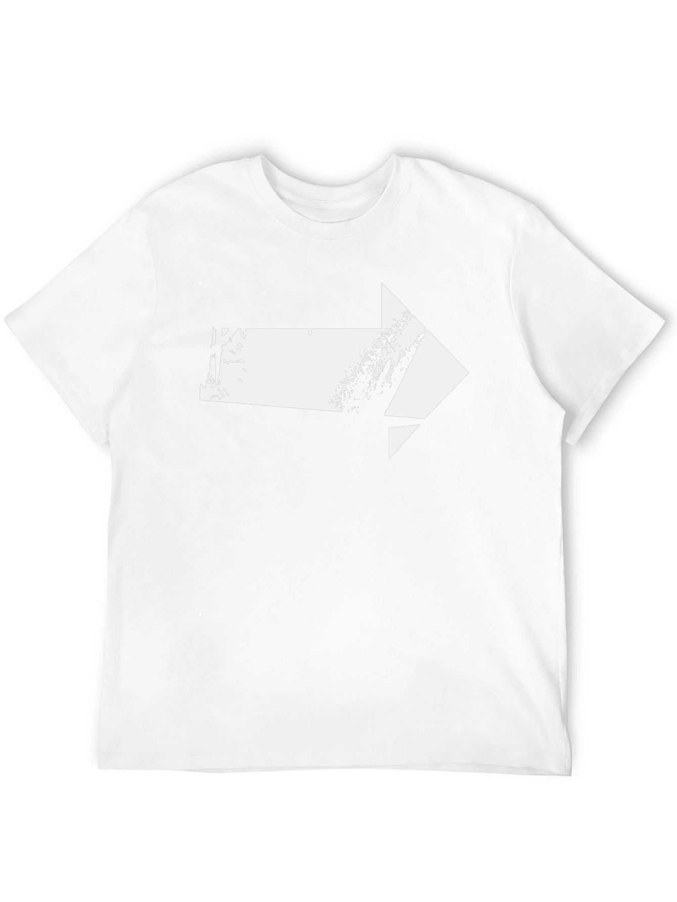 Arrow Graphic T-Shirt - Modern Design Black Tee