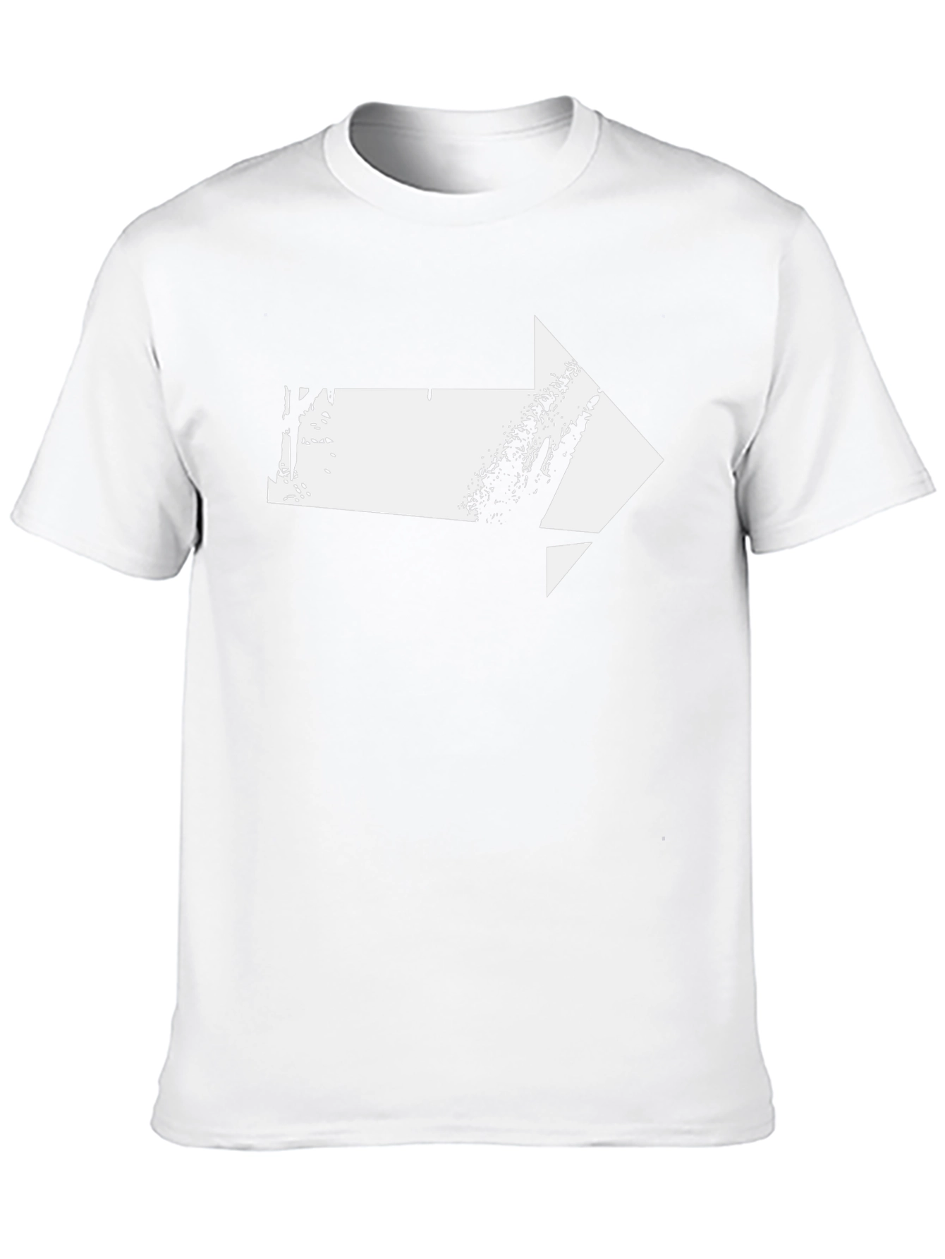 Arrow Graphic T-Shirt - Modern Design Black Tee