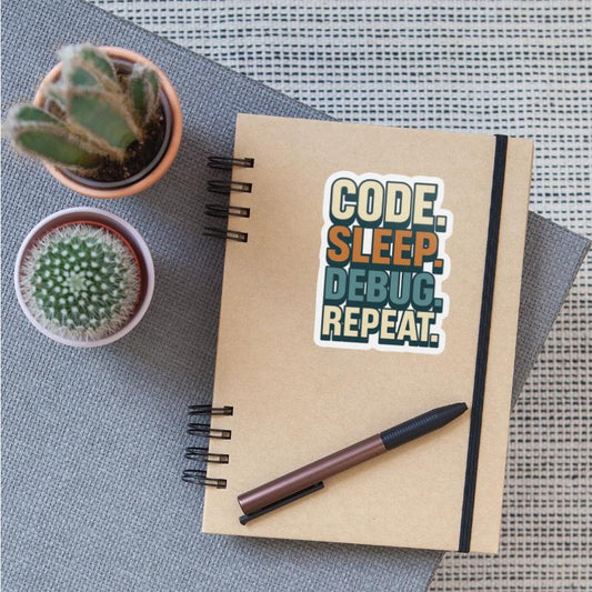 Code. Sleep. Debug. Repeat. - Funny Programmer T-S