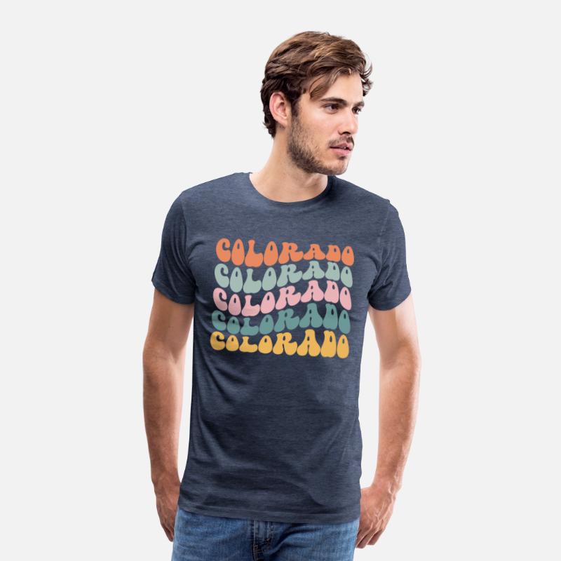 Colorado State Coloradan Pride Groovy Retro
