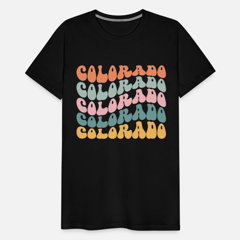 Colorado State Coloradan Pride Groovy Retro