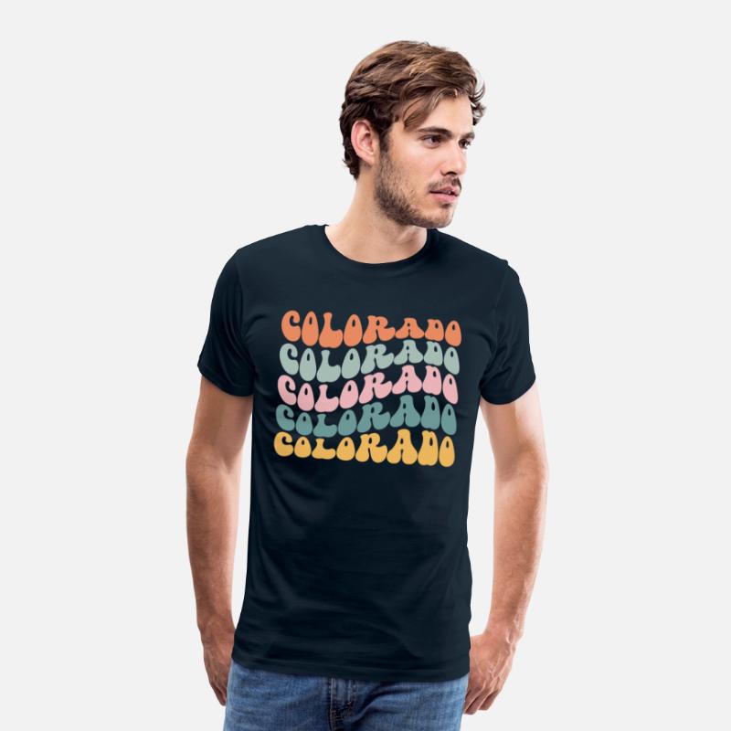 Colorado State Coloradan Pride Groovy Retro