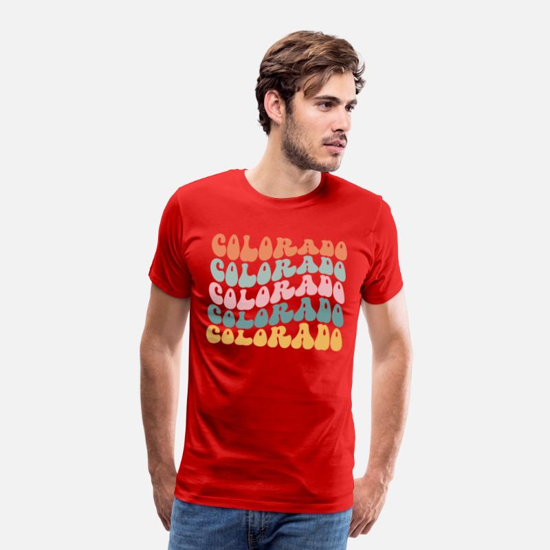 Colorado State Coloradan Pride Groovy Retro