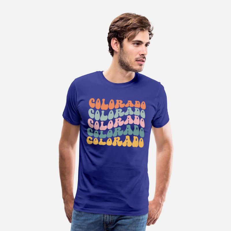 Colorado State Coloradan Pride Groovy Retro