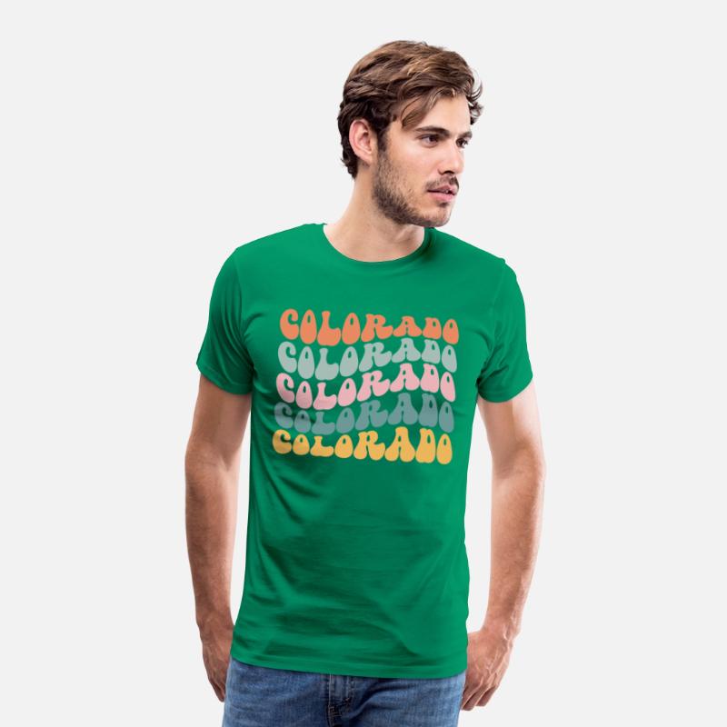 Colorado State Coloradan Pride Groovy Retro