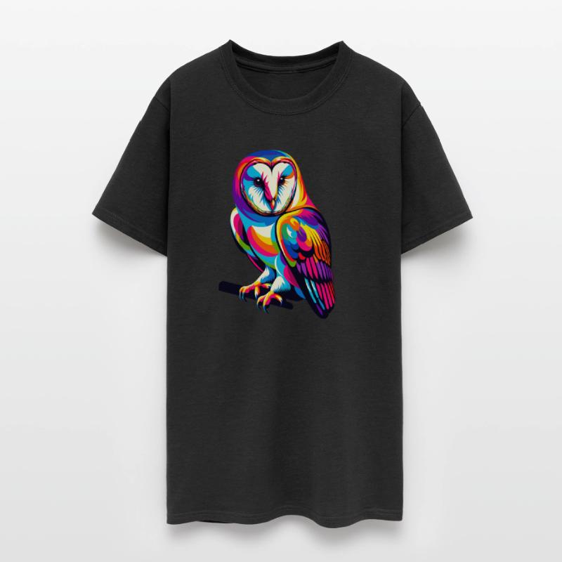 Colorful Pop Art Barn Owl Owls
