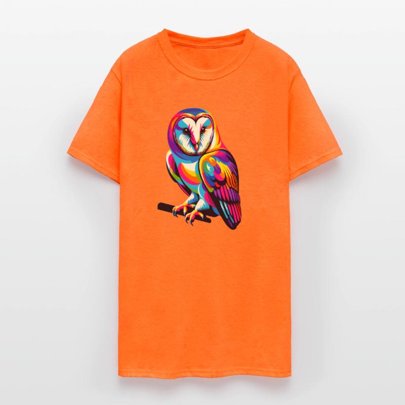 Colorful Pop Art Barn Owl Owls