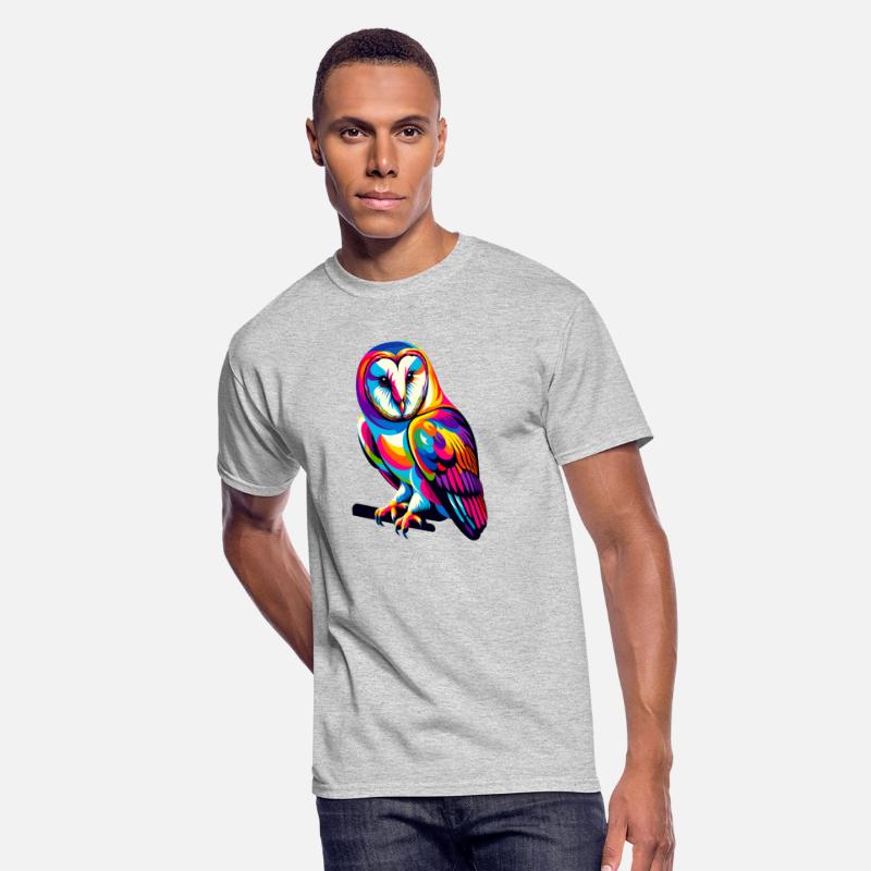 Colorful Pop Art Barn Owl Owls