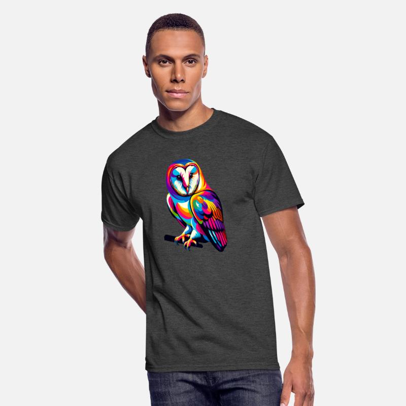 Colorful Pop Art Barn Owl Owls