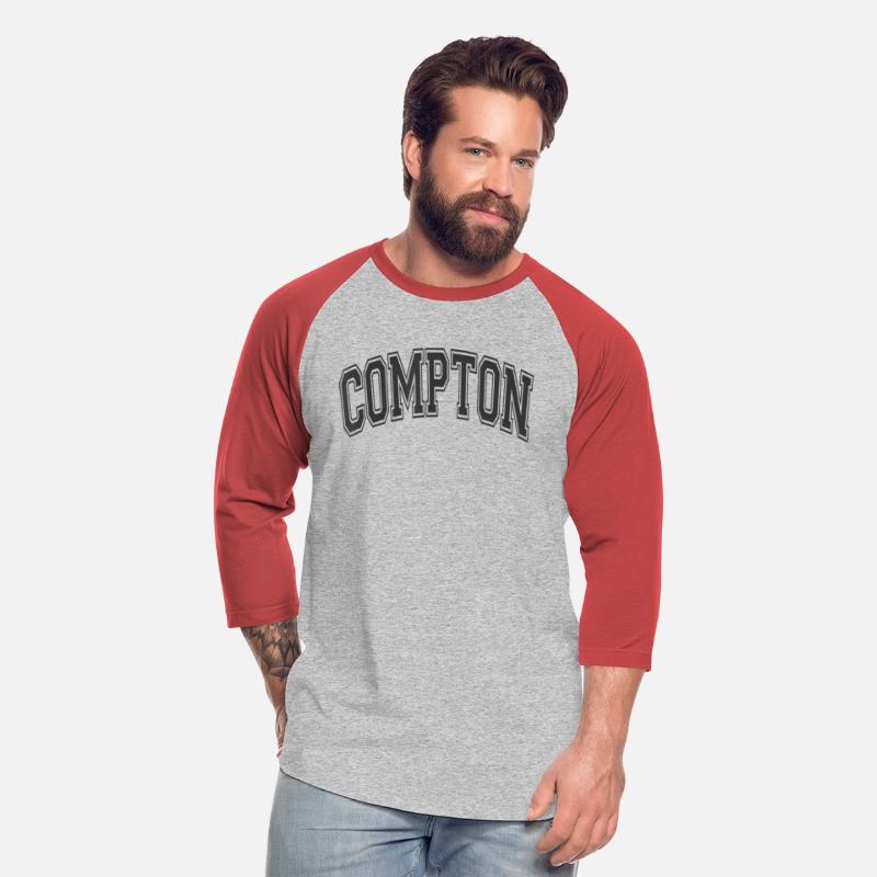 Compton California CA Varsity Style Blah Black Tex
