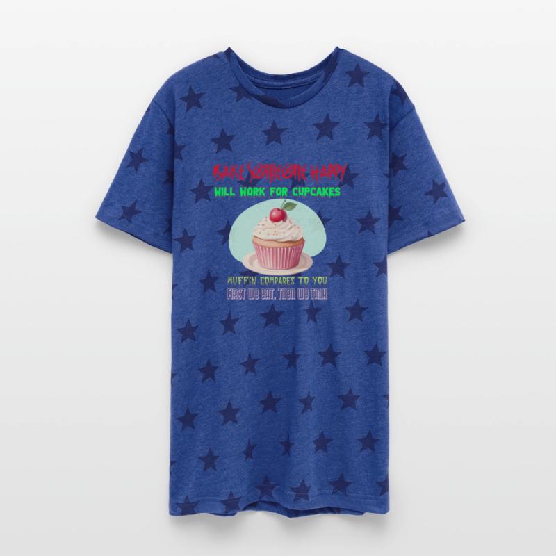 cooking t shirt design with cupcake graphic