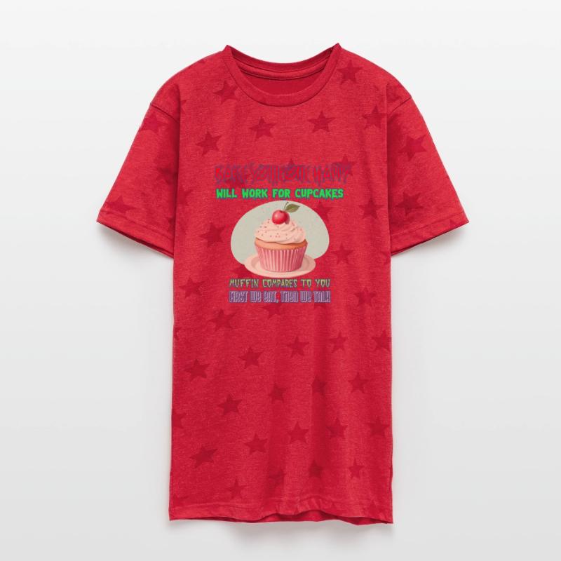 cooking t shirt design with cupcake graphic