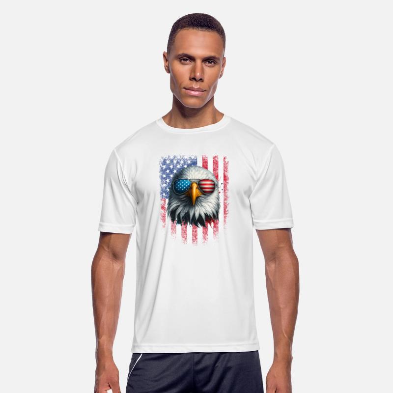 Cool Bald Eagle American Sunglasses Patriotic