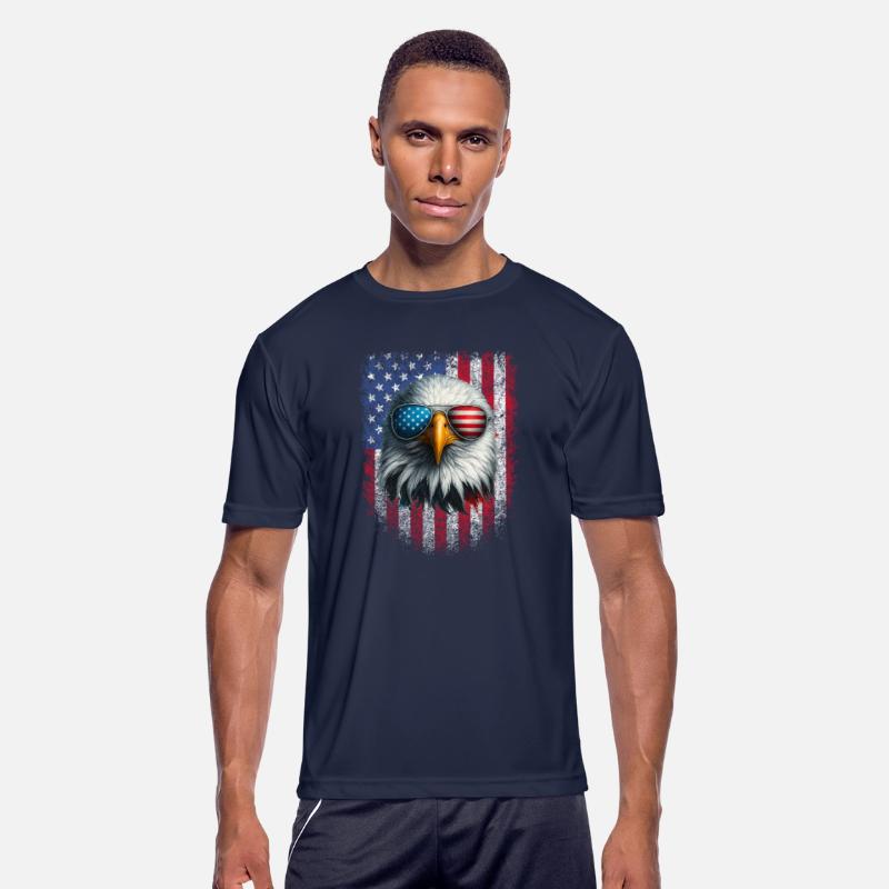 Cool Bald Eagle American Sunglasses Patriotic