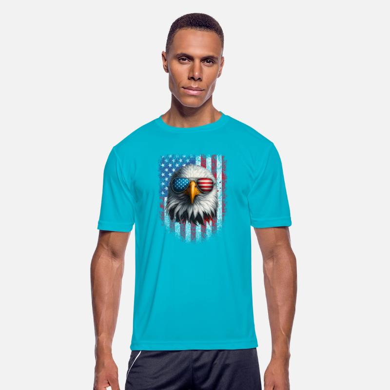 Cool Bald Eagle American Sunglasses Patriotic