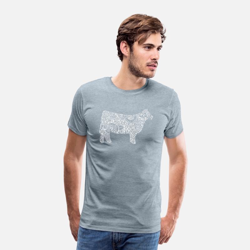 Cow Livestock Show Mandala Shirt Cattle Beef Stock