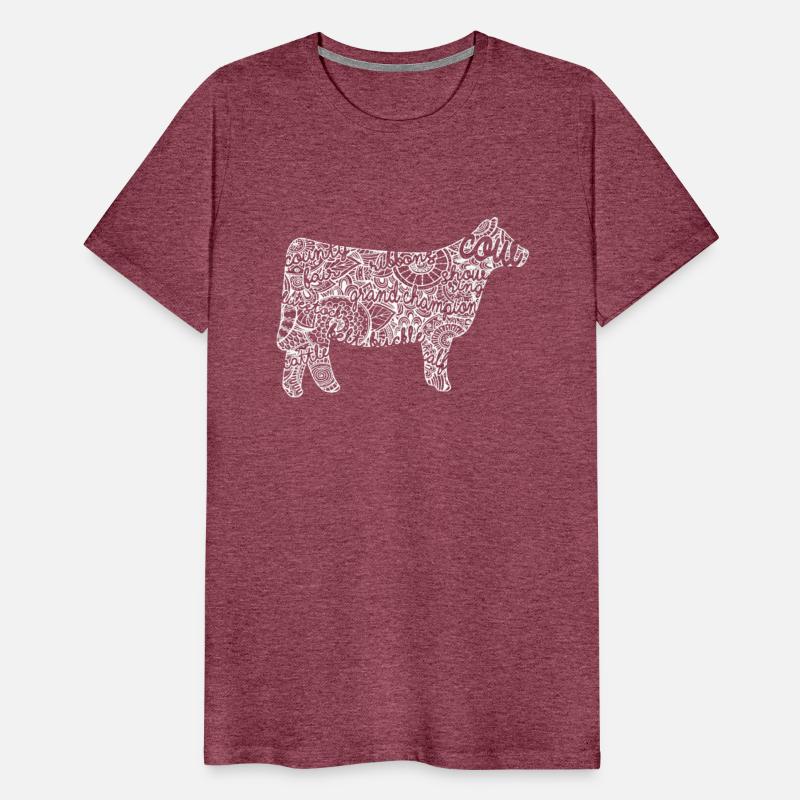 Cow Livestock Show Mandala Shirt Cattle Beef Stock