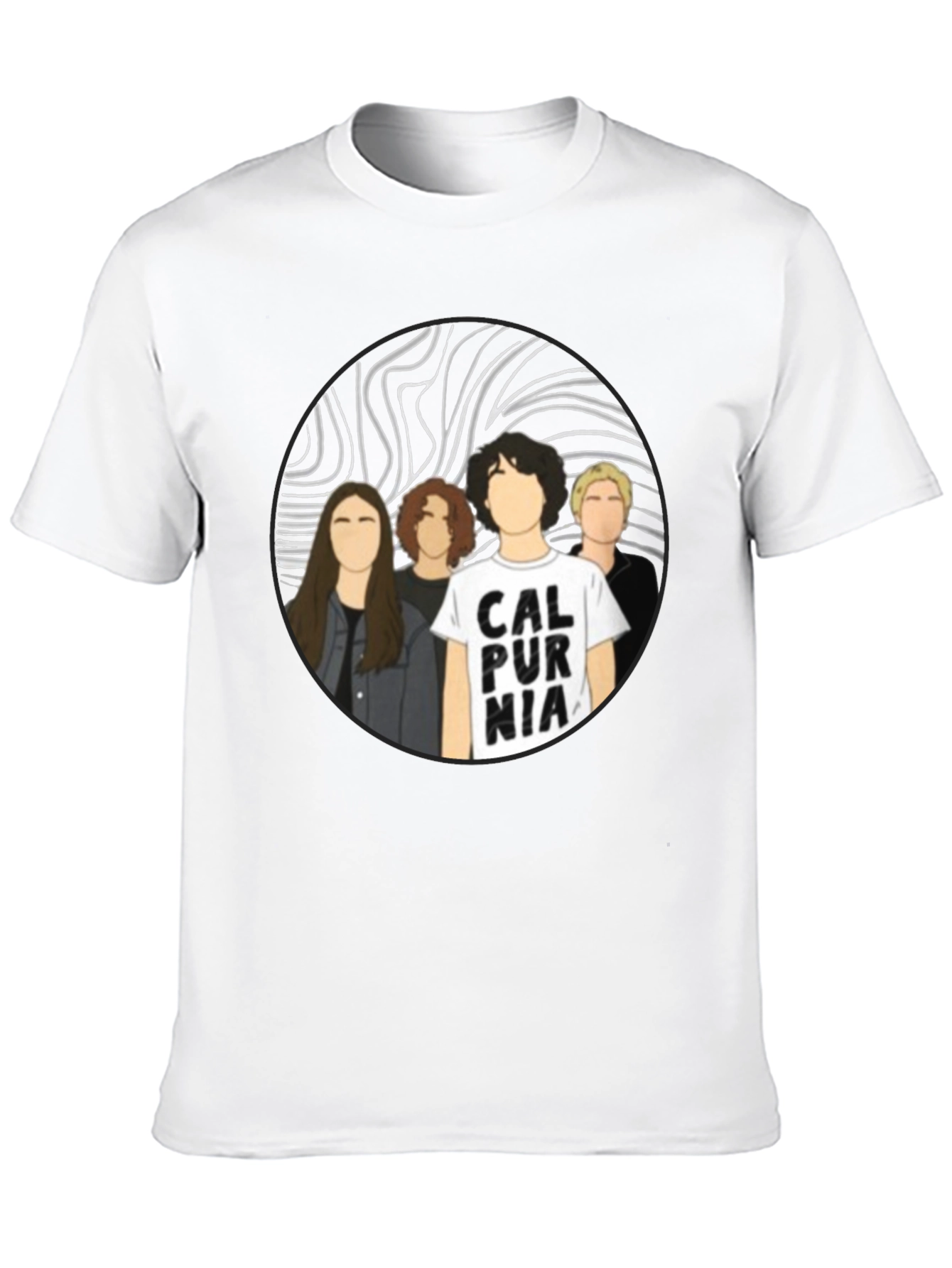 Calpurnia Band T-Shirt - Black Cotton Graphic Tee