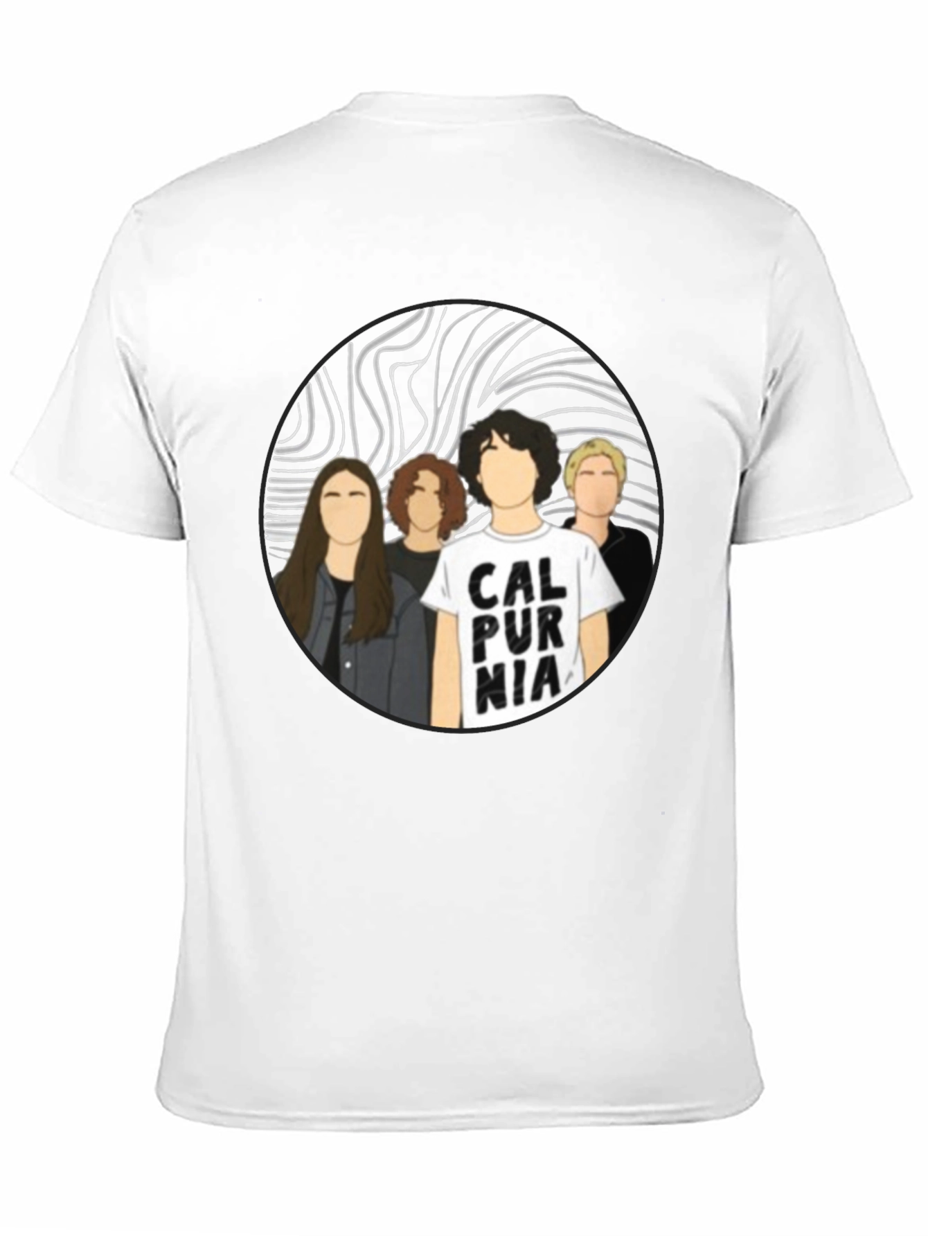 Calpurnia Band T-Shirt - Black Cotton Graphic Tee