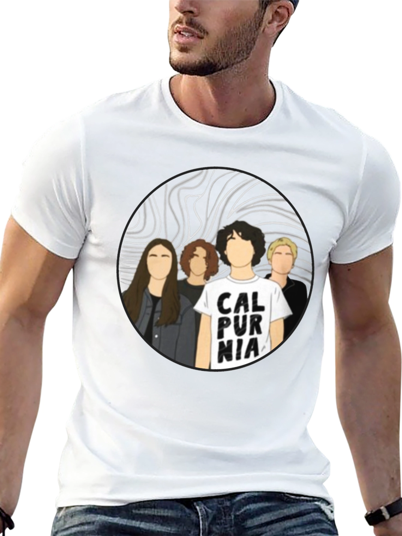 Calpurnia Band T-Shirt - Black Cotton Graphic Tee