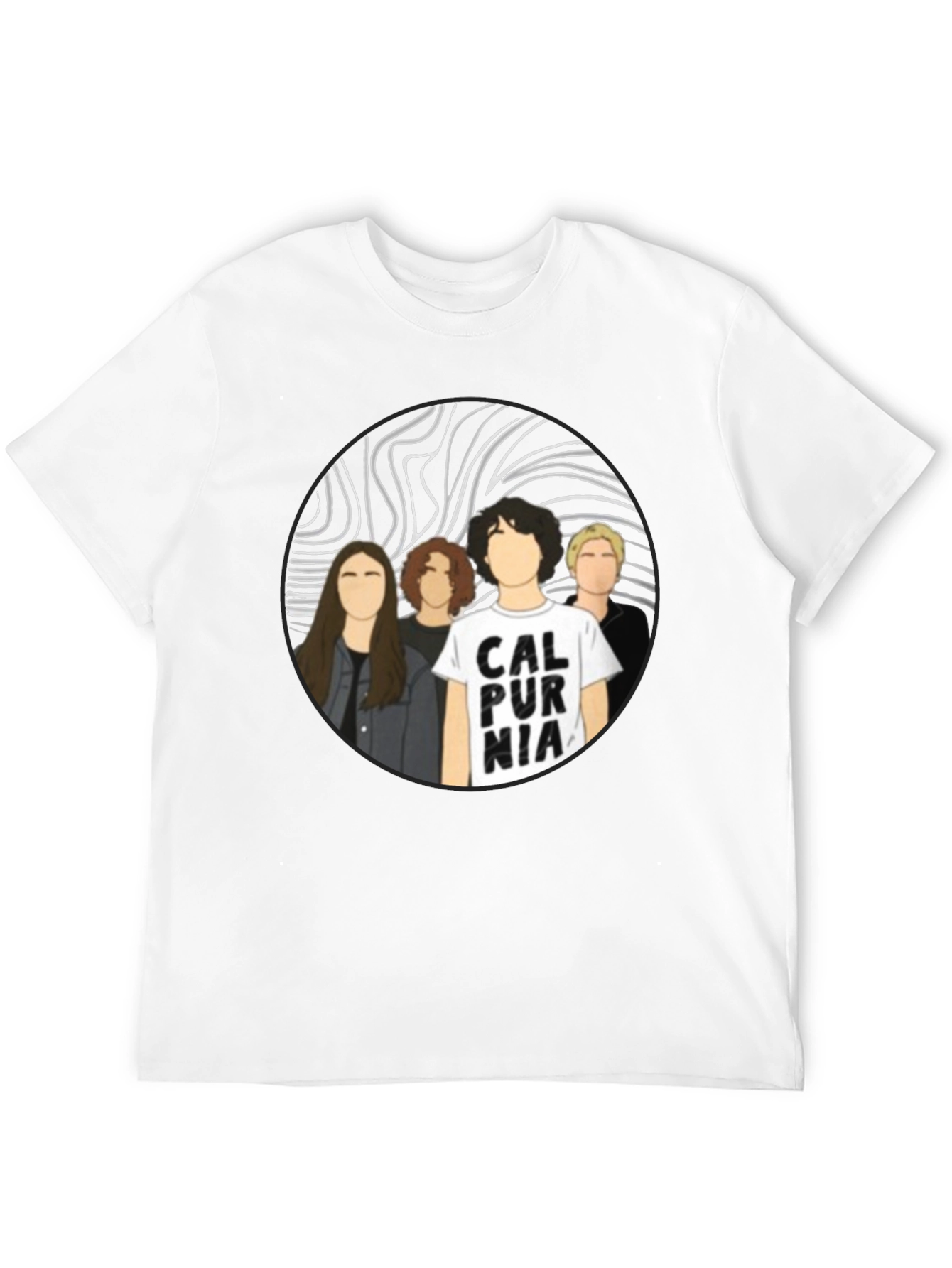 Calpurnia Band T-Shirt - Black Cotton Graphic Tee