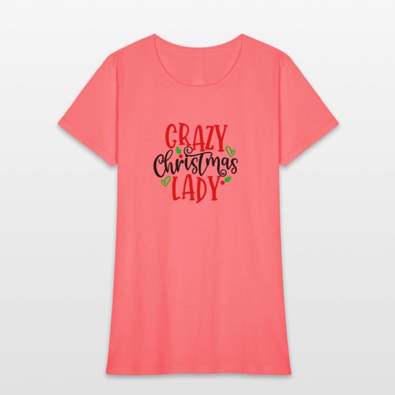 crazy christmas lady