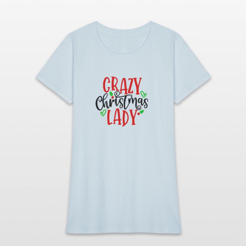 crazy christmas lady