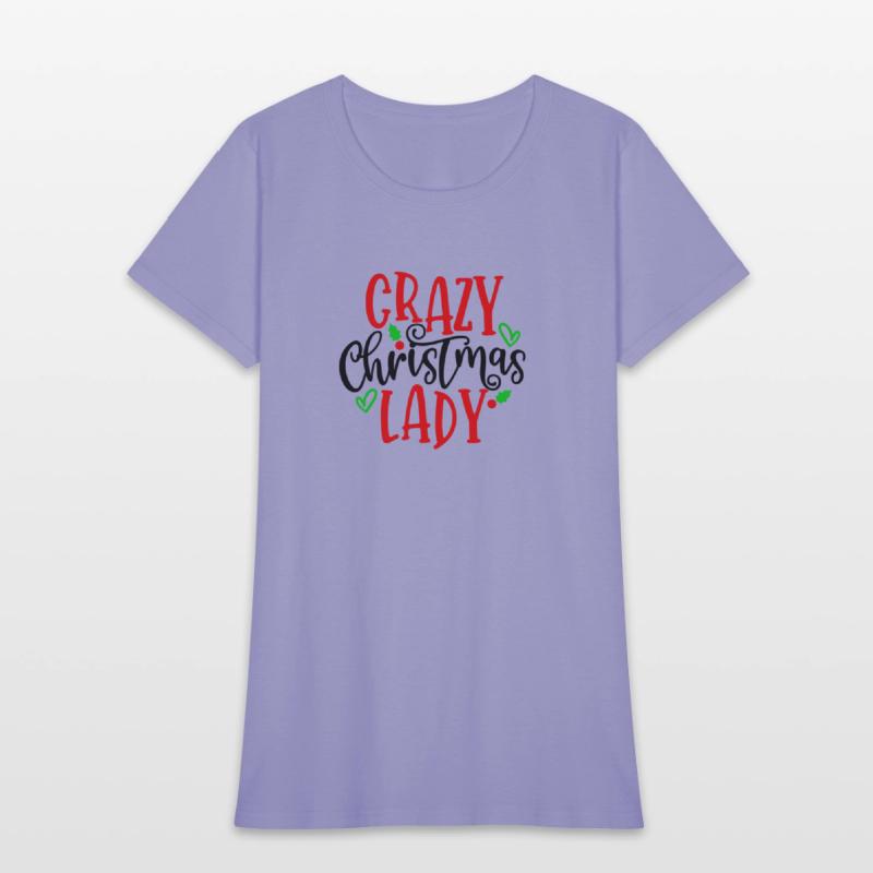 crazy christmas lady