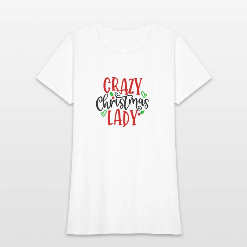 crazy christmas lady