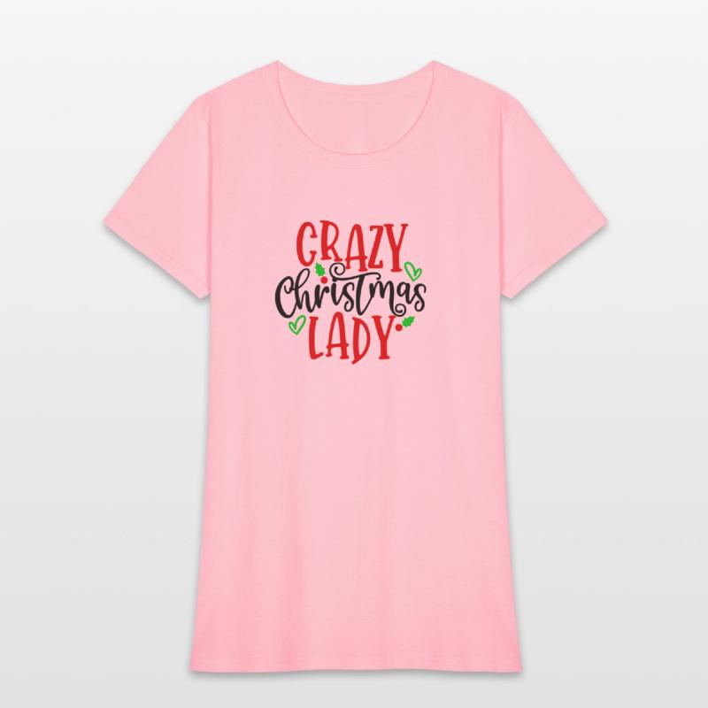 crazy christmas lady
