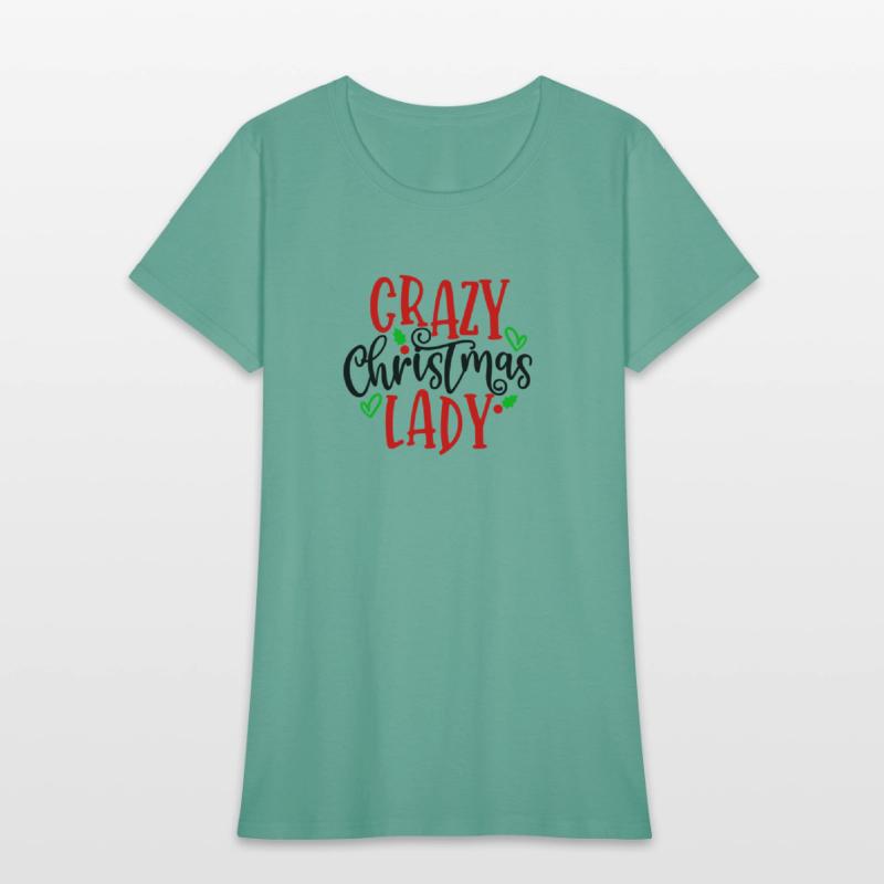crazy christmas lady