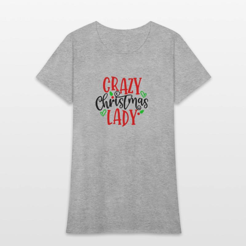 crazy christmas lady