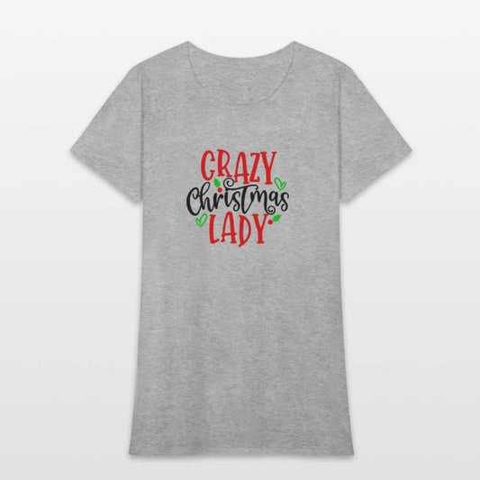 crazy christmas lady