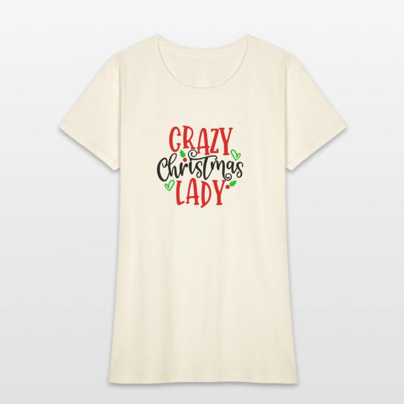 crazy christmas lady