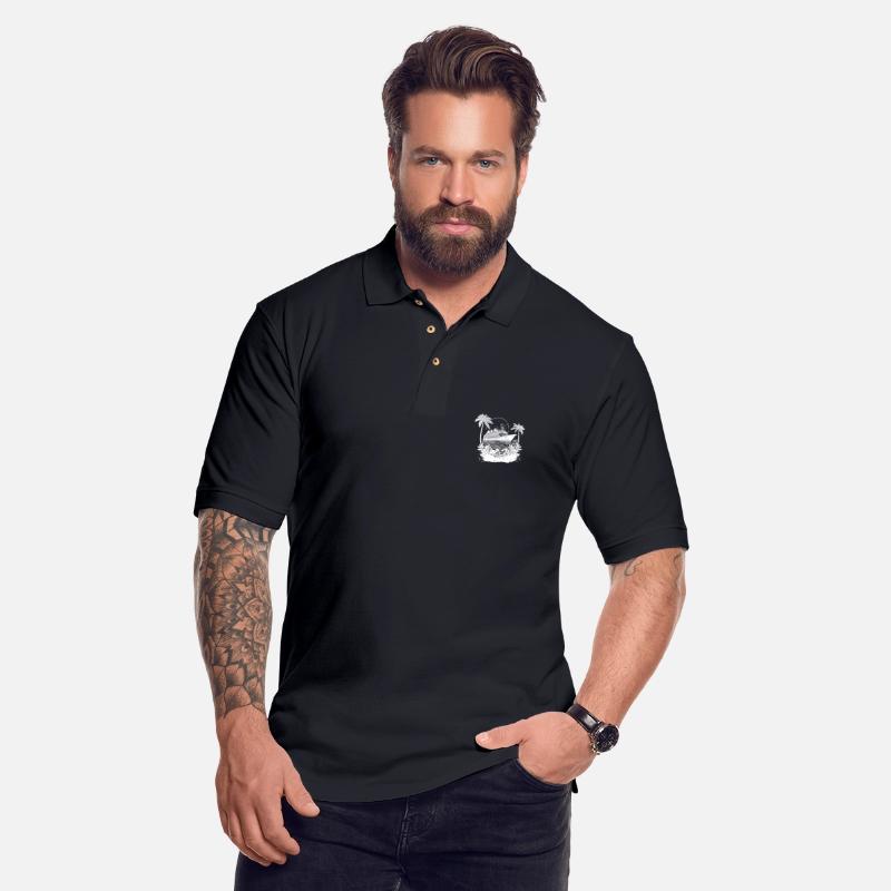 Cruise Ship In Sunset With Palm Trees