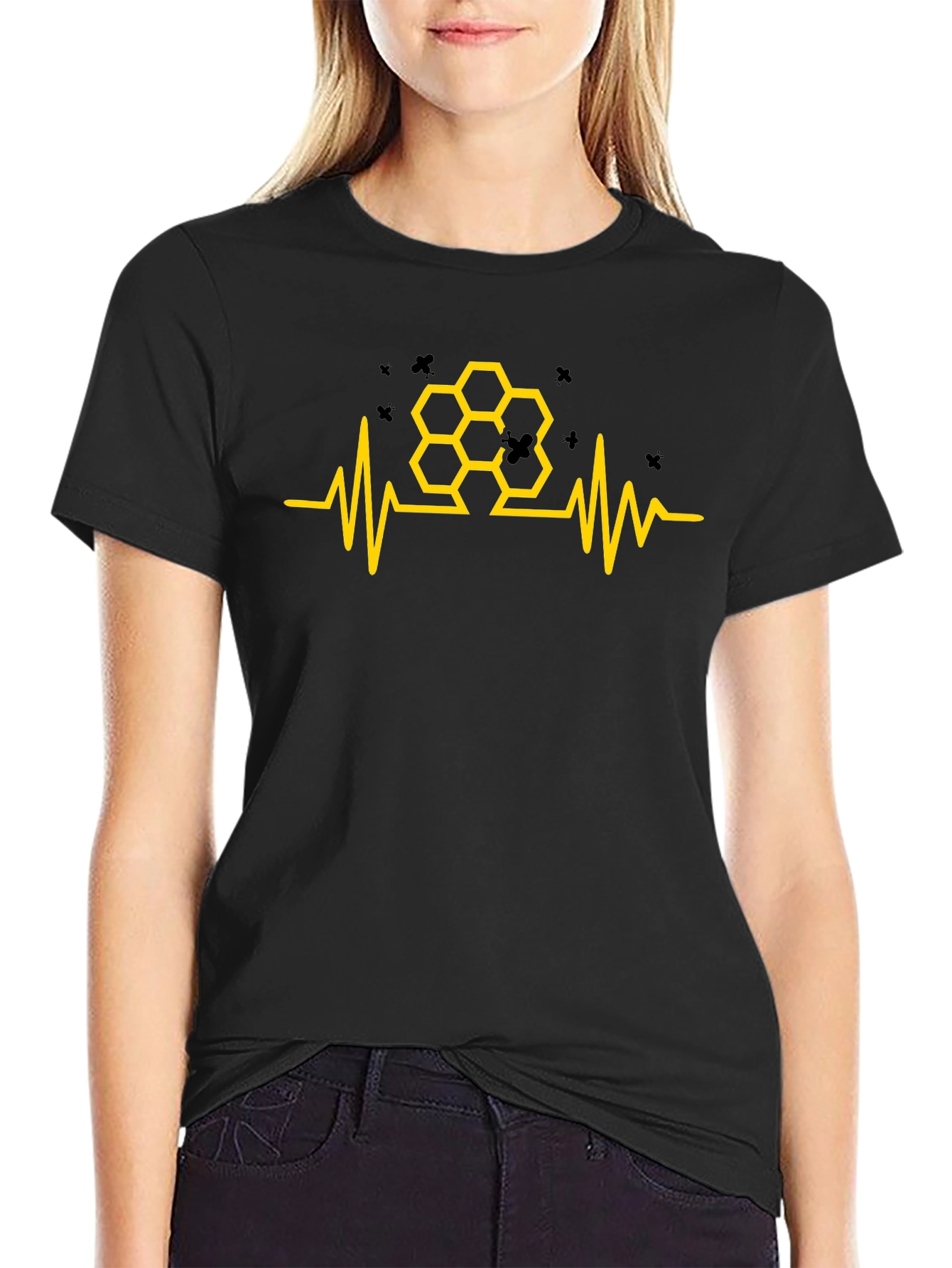 Honey Bee Heartbeat T-Shirt