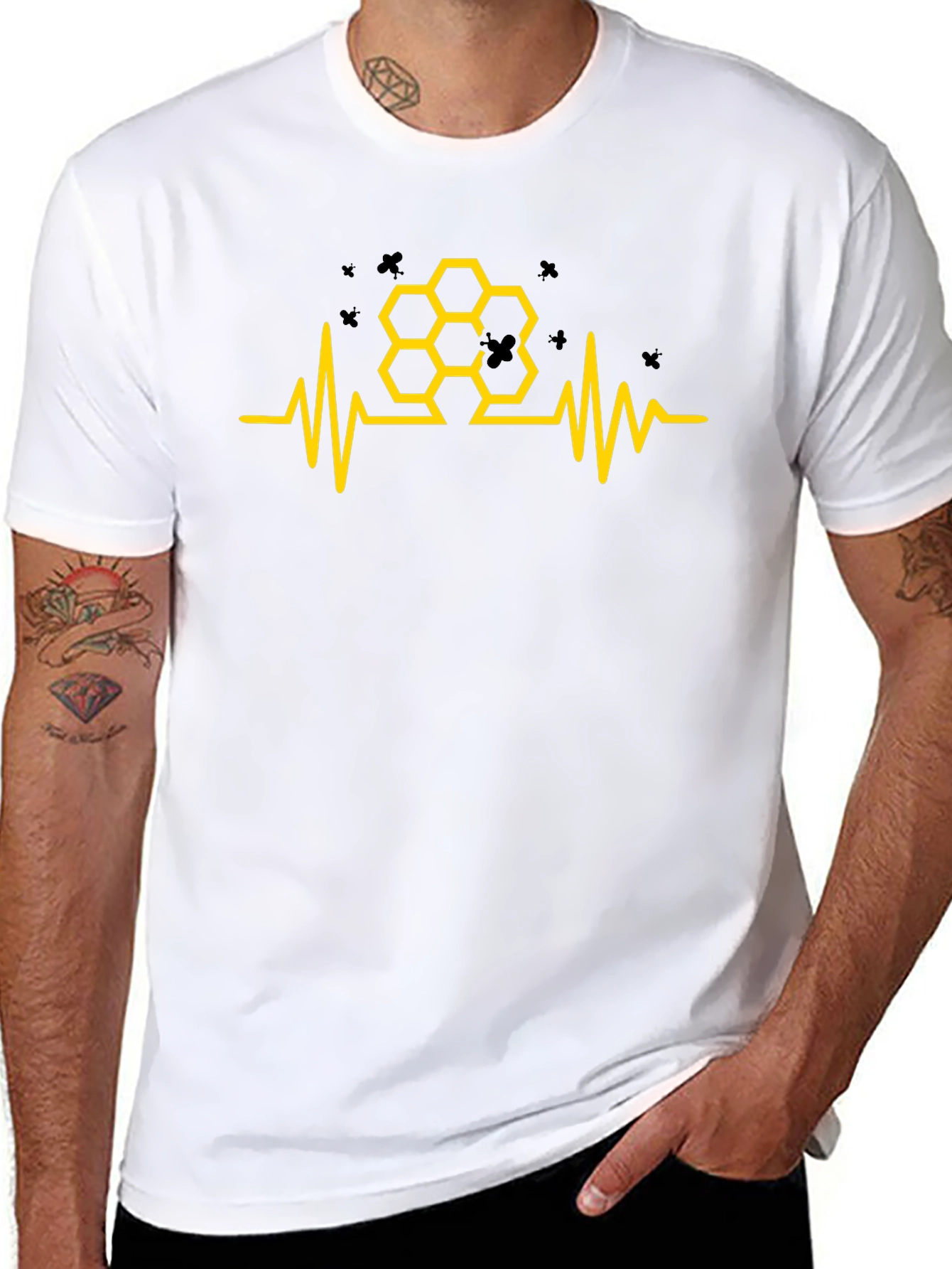 Honey Bee Heartbeat T-Shirt