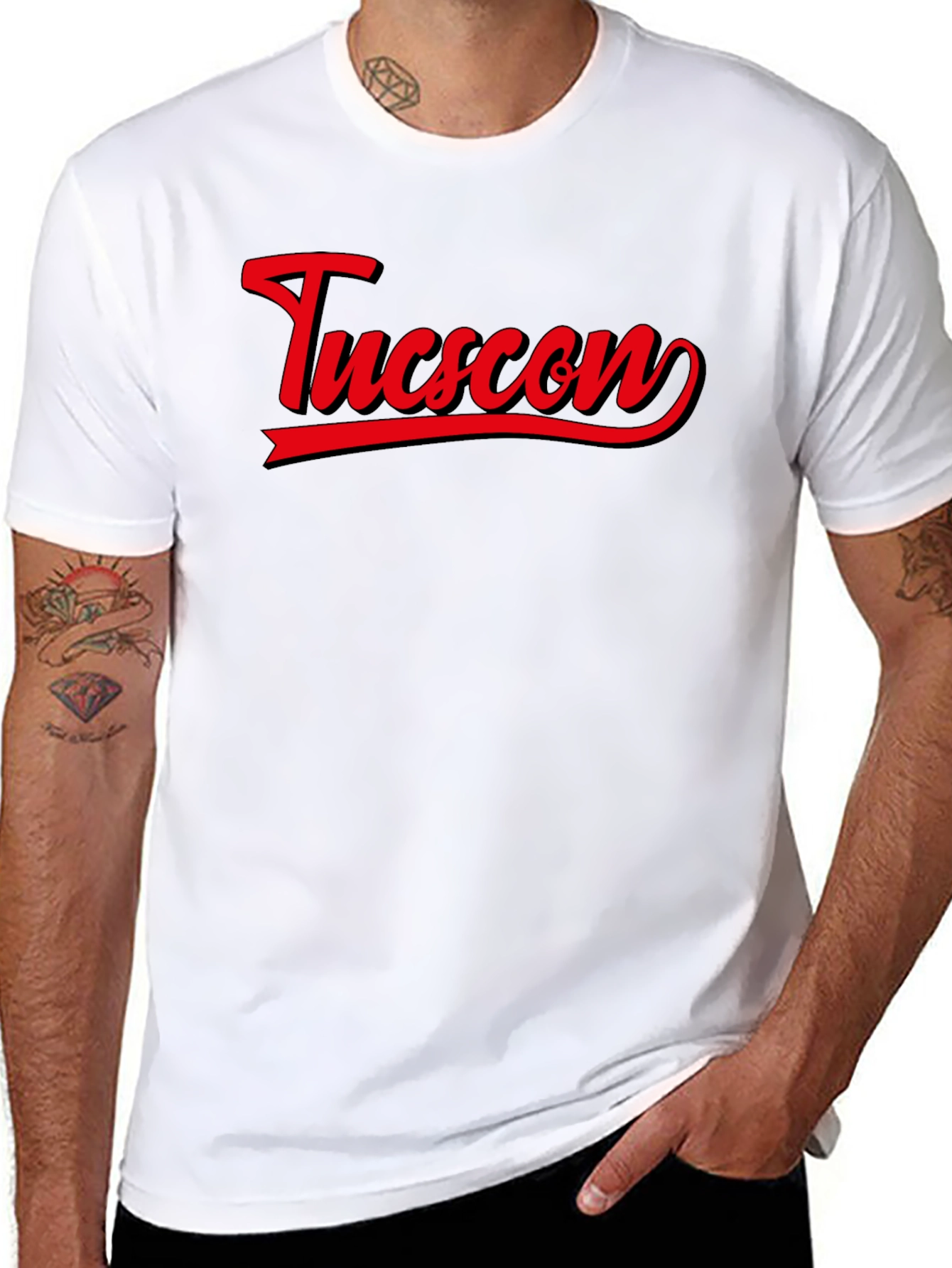 Tucson Graphic Tee - Retro Style Black T-Shirt