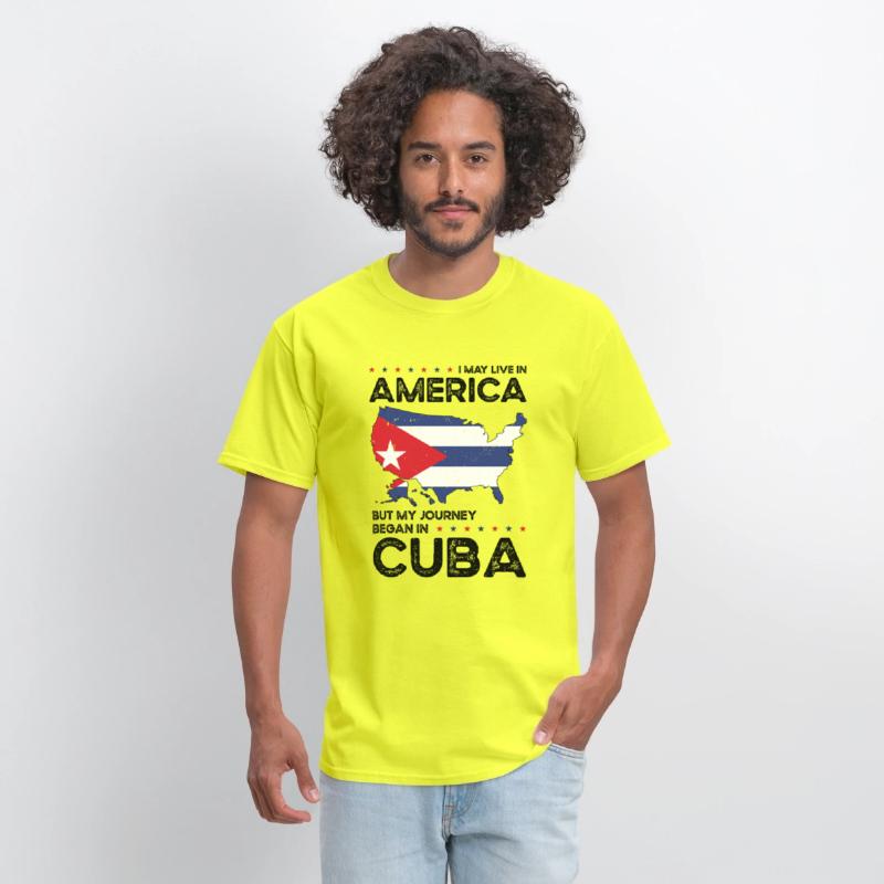 Cuban American Patriot USA Grown Cuba US Flag