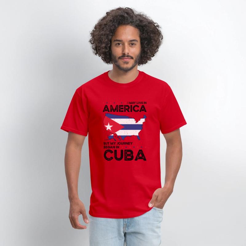 Cuban American Patriot USA Grown Cuba US Flag