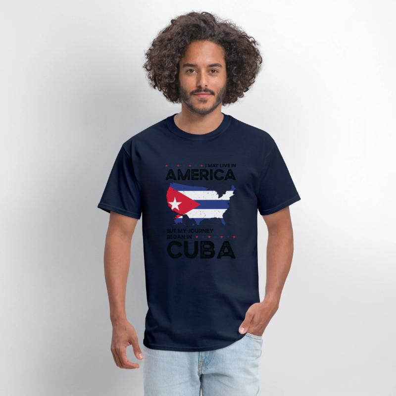 Cuban American Patriot USA Grown Cuba US Flag