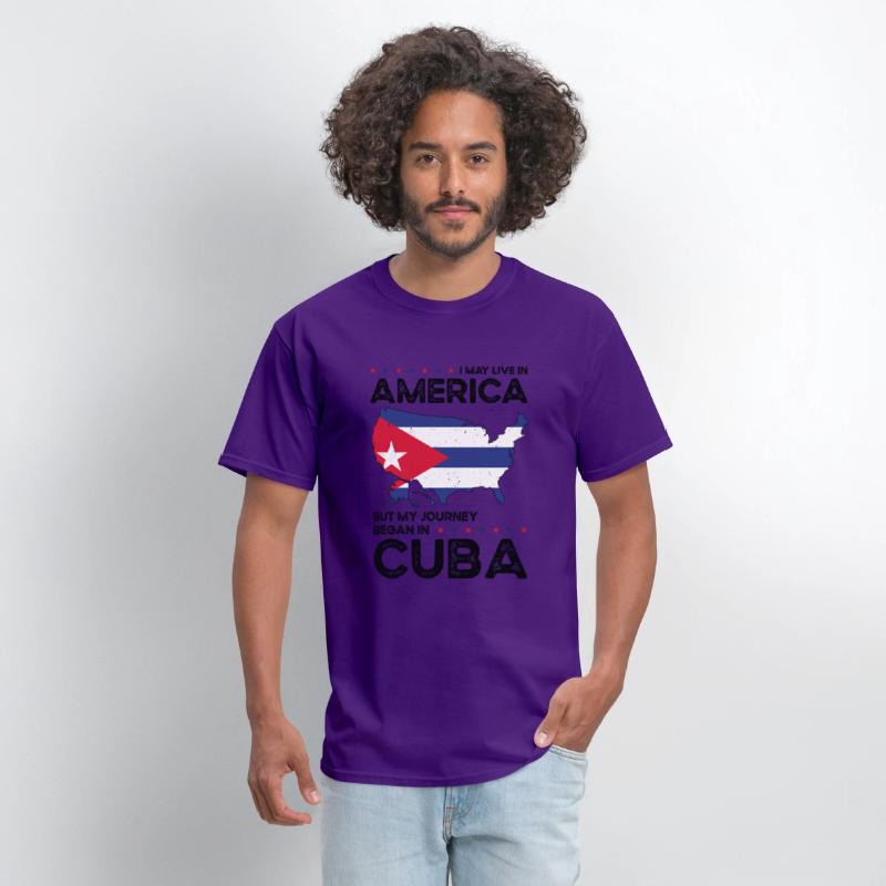 Cuban American Patriot USA Grown Cuba US Flag
