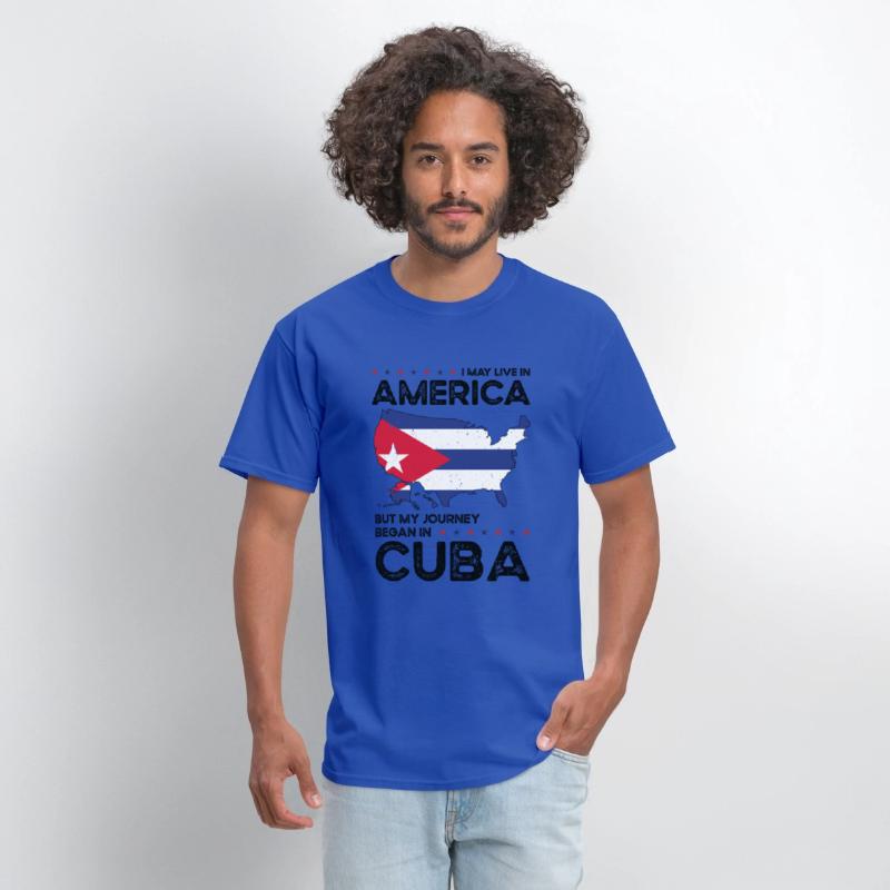 Cuban American Patriot USA Grown Cuba US Flag