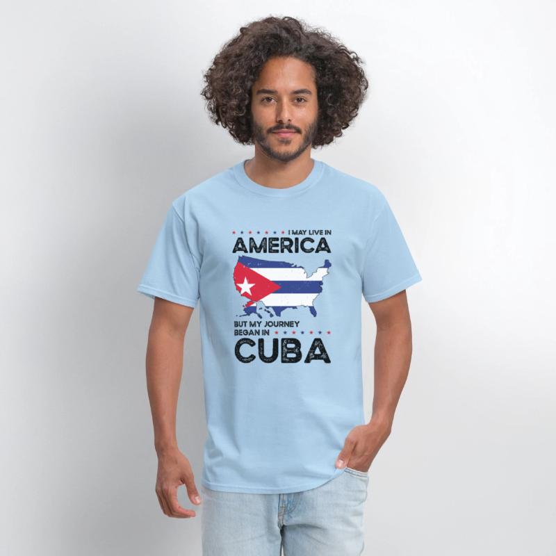 Cuban American Patriot USA Grown Cuba US Flag